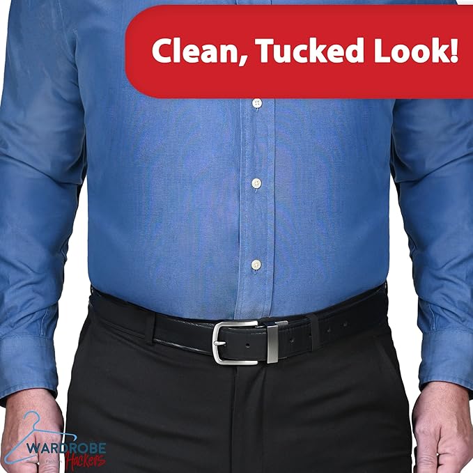 Shirt Stays for Men - Elastic Black Garters for Men and Women - Extendable Shirt Keepers