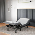 Sven & Son Classic Adjustable Bed Base, Head and Foot Lift, Massage, Under-Bed Lights, USB, Gel Memory, Zero Gravity Smart Frame - Twin XL