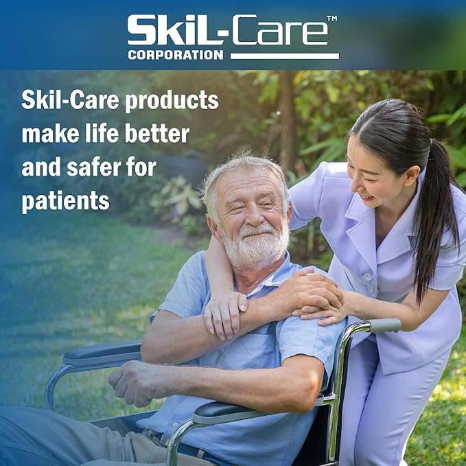 Skil-Care in-Bed Positioning System with Two 34” Wedges and TLC Pad, 34"L, 48"L x 40"W - Absorbent Transfer Pad, Moisture Absorbing, Durable Vinyl, Launderable, 555036