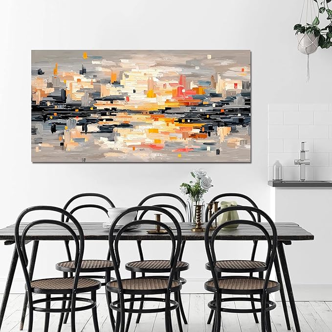 Canvas Wall Art Decor Abstract Wall Art for Living Room Abstract Canvas Art Wall Decor Modern Colorful Wall Art Prints Wall Art Pictures Artwork for Walls Bedroom Office Home Decor Aesthetic 20"X40"