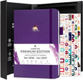 Clever Fox Dated Planner Premium 2026 – Weekly Agenda for Planning & Time Management –Notebook with Habit Tracker & To-do List (Purple)