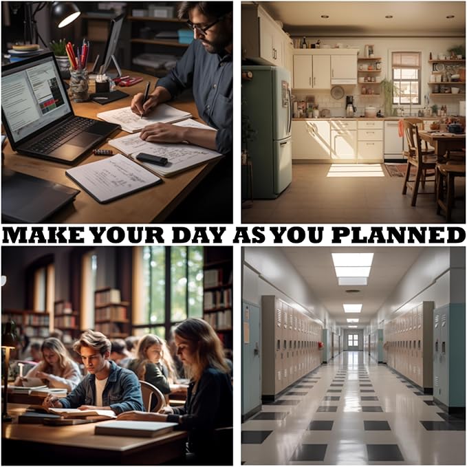 To Do Notepad Today Daily Work Planner Multi-Use Busy Day Meal Planning Note Time Baby Daily Log Undated Habit Tracker Agenda Undated Business Work Journal Accessories Appointment Book Checklist Goal Setting Focus ADHD Tools Notebook Busy Checklist Des...