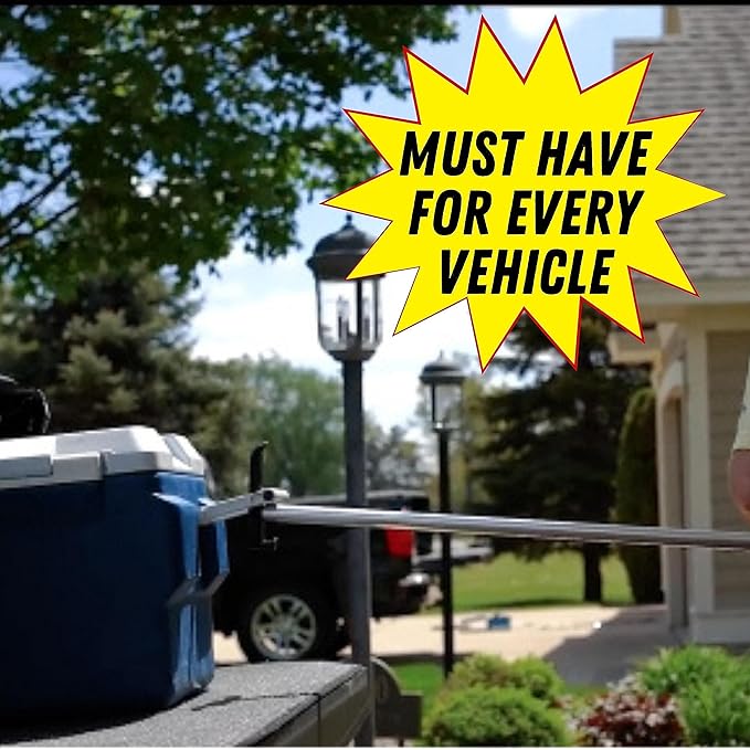 60-Inch Heavy Duty Retrieval Pole | No Rust Cargo Tool | Multi-Use Cargo Retriever | No Rust Reaching Aid, Durable Lightweight Versatile Truck Accessories, Grabber Reacher Tool