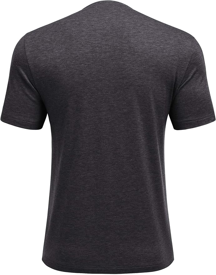 Deyeek Shoulder Post Surgery Recovery Shirts for Men Full Tear Away Short Sleeve T Shirt Adaptive Chemo Clothing