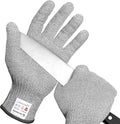 Schwer SlicePro ANSI A9 Cut Resistant Gloves, Food Grade Reliable Cutting Glove, Mandoline Gloves for Kitchen Meat Cutting, Oyster Shucking, Fish Fillet Processing, Non-PFAS, PR1501-G, S