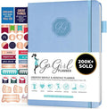 GoGirl Planner and Organizer for Women – Compact Size Weekly Planner, Goals Journal & Agenda to Improve Time Management, Productivity & Live Happier. Undated – Start Anytime, Lasts 1 Year – Light Blue