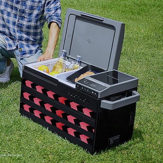 Red Black Reflective Tape 4 inch X 166 feet, Outdoor Waterproof Hazard Conspicuity Warning Industrial Marking Tape