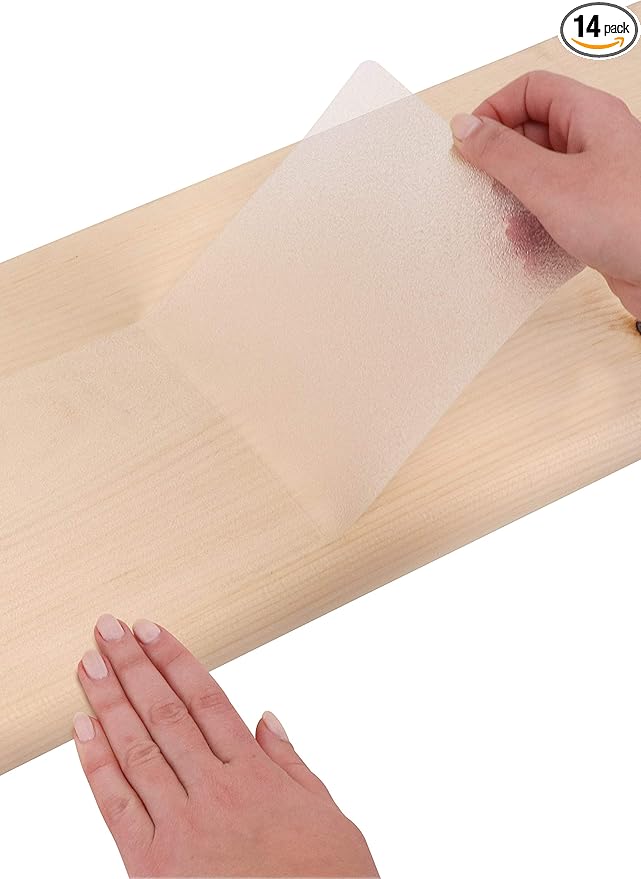6”x40” Non-Slip Stair Treads Tape (14-Pack) – Clear Anti-Slip Grip Strips