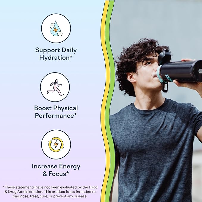 Feel Goods Hydration Hero, Variety Pack, 1,000mg Electrolytes Powder, Sugar Free, Magnesium, Organic Aloe Vera, L Theanine, Vitamin C, Vegan, Non GMO, On The Go Electrolyte Packets, 24 Count