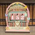 Personalized Books Read This Year Counter with Name, Book tracker for Reading Goal Challenge, Home Library Décor, Bookshelf Accessories, Bookish Gifts for Teachers, Writers, and Literary Fans