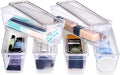 Best Kept 6 Bin Pack, Long Home Organizer Storage Boxes with Lids, Translucent Clear