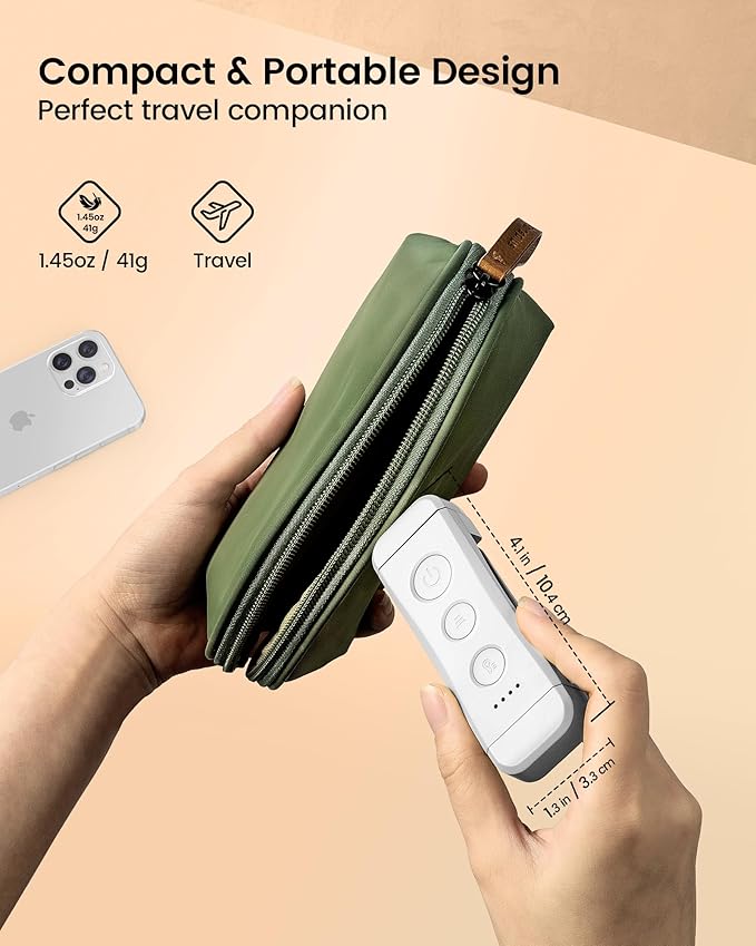 Glocusent USB Rechargeable Book Light, Portable Clip-on LED Reading Light, Reading Lights for Books in Bed with 3 Amber Colors & 5 Brightness Dimmable, Compact & Long Lasting, Perfect for Book Lovers