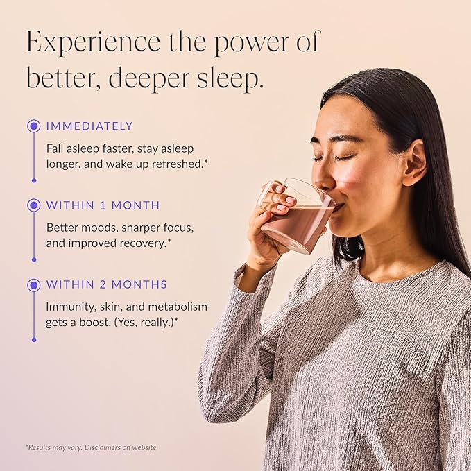 Beam Dream Sleep Powder, L-Theanine, Apigenin, Reishi and Magnesium, Third Party Tested Natural Sleep Aid & Sleep Supplement, Health and Wellness Gift, Natural Sleep Support, Non-GMO, 22 Servings