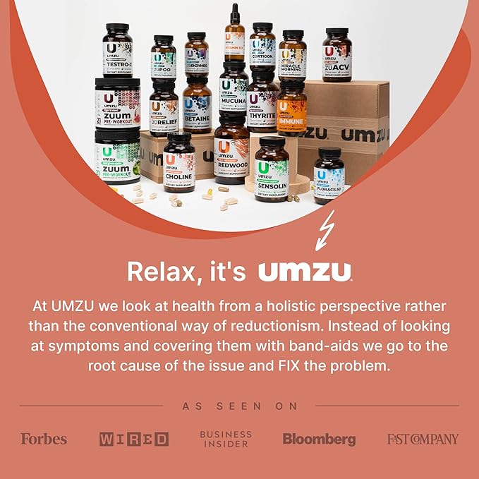 UMZU Redwood Nitric Oxide Booster, 3-Month Supply – Nitric Oxide Supplement with Vitamin C, Garlic & Horse Chestnut – Supports Healthy Circulation, Blood Flow, Energy, Stamina and Daily Vitality