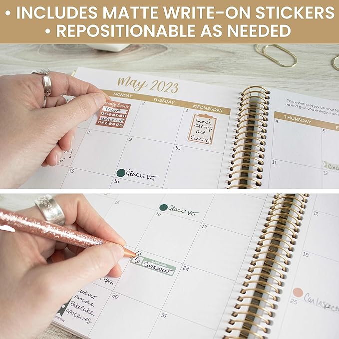 bloom daily planners Color Coding Planner Stickers - Muted Neutrals 1/4" Minimalist Dot Labels - Six Sheets, 1000+ Stickers Per Pack! - Sweater Weather
