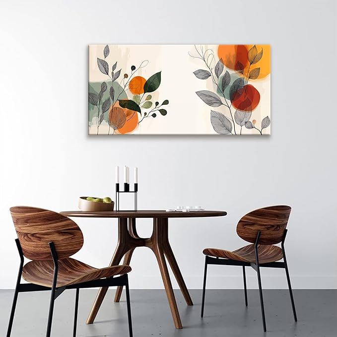 Suconvng Canvas Art Wall Decor Print Paintings Modern Boho Wall Art Prints Pictures Ready To Hang Pictures For Bedroom Bathroom Office Kitchen Home Aesthetic Wall Decor Artwork 20" × 40"
