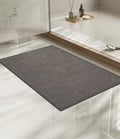 chakme Bathroom Rugs Mat 24x17, Ultra Thin Non Slip Bath Mat Small Quick Dry Absorbent Bath Mat for Bathroom Floor, (Grey, 24"x17")
