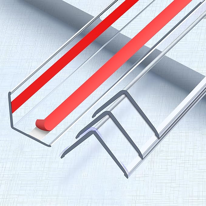 Clear Self-Adhesive Wall Corner Protectors-4 PCS of Corner Guards & Edge Protector for Baby, Furniture, Door, Tables, Cover Sharp Furniture, Easy to Install (3x40.6cm/1.18x16in)