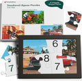 Keeping Busy Numbered 3 Pack Large Piece Puzzles for Seniors | Dementia Activities for Seniors Game Dementia Products for Elderly Alzheimers Activities (Numbered Puzzle)