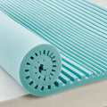 2 Inch Cooling Gel Memory Foam Mattress Topper Twin XL, 5-Zone Back Pain Relief College Dorm Mattress Topper, Orthopedic Pressure Relief Bed Topper, CertiPUR-US Certified