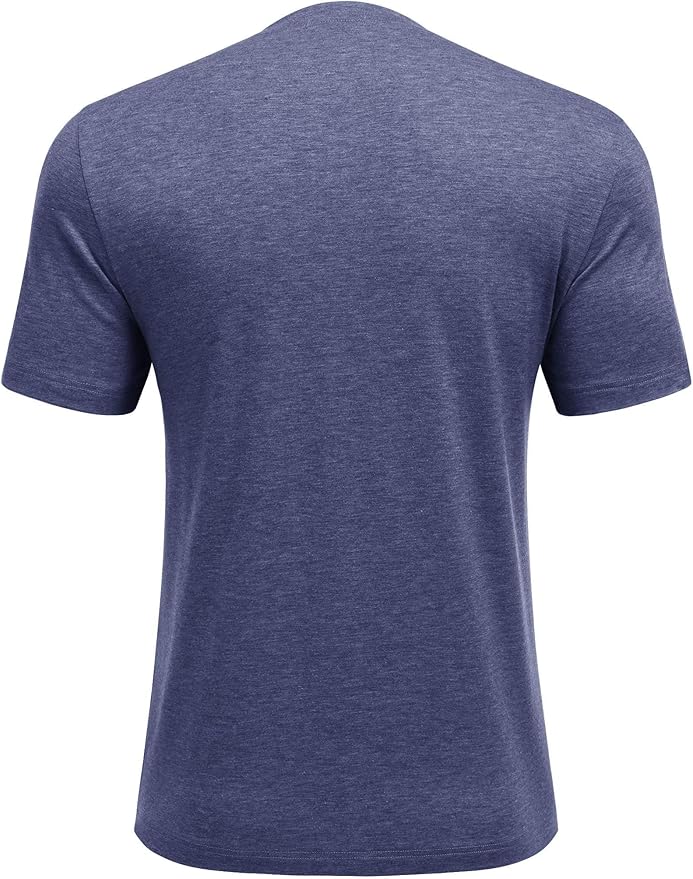 Deyeek Shoulder Post Surgery Recovery Shirts for Men Full Tear Away Short Sleeve T Shirt Adaptive Chemo Clothing