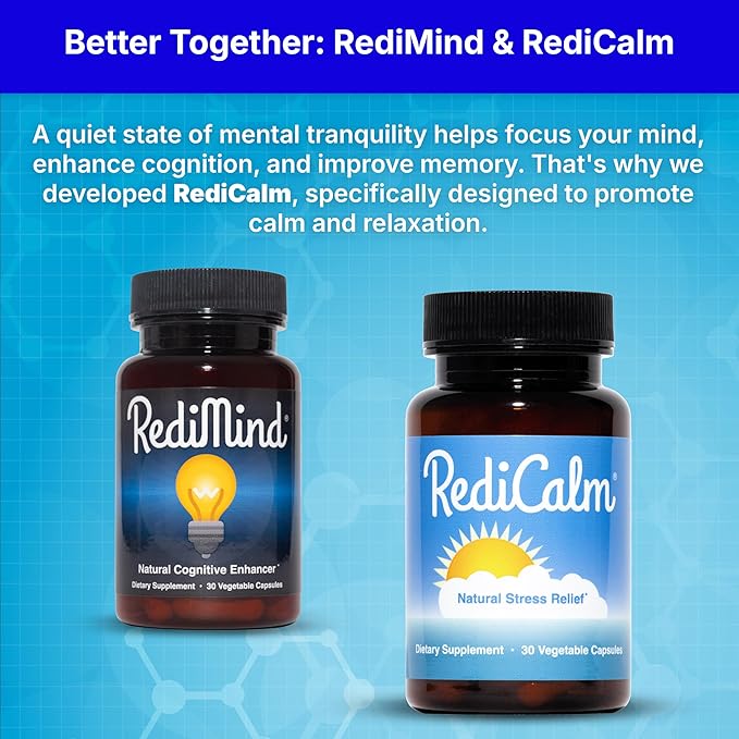 Natural Cognitive Enhancement Supplement Capsule - Non-GMO, Vegan, Gluten-Free