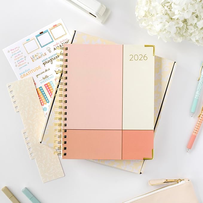 PPP Work Planner 2026 | 12-Month Weekly Calendar (Start Monday) | Vertical Weekly Layout | Monthly Review Pages | Budgeting & Goal Tracker Pages | Customizable Checklists for Routines & Daily Goals