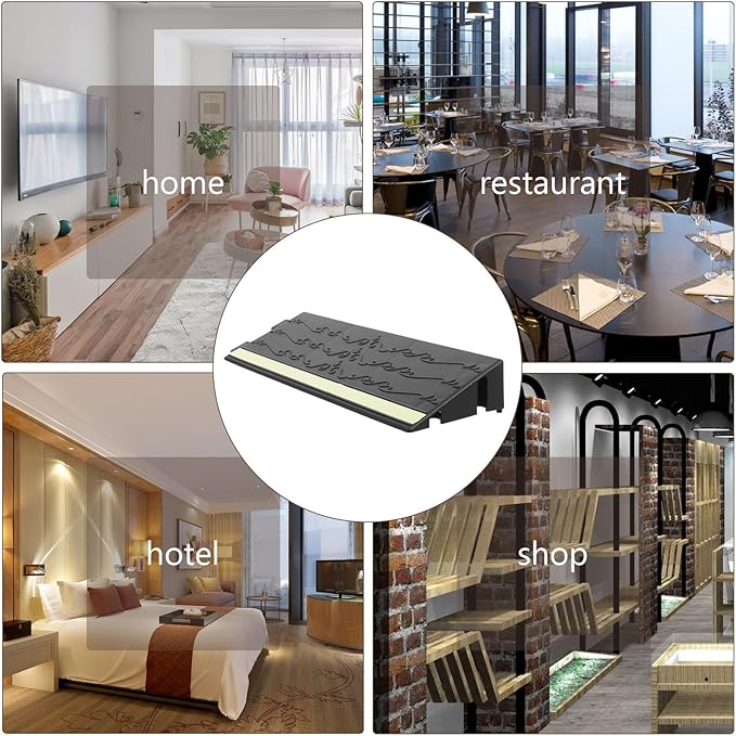Indoor Rubber Threshold Ramp Pad Glow in The Dark Threshold Ramp for Robot Cleaner Home Entrance