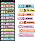 ABCxGOOD Daily Schedule Pocket Chart, Toddler Schedule Chart, 13+1 Pocket, with 21 Dry-Erase Reusable Cards Classroom Must Haves Pocket Chart