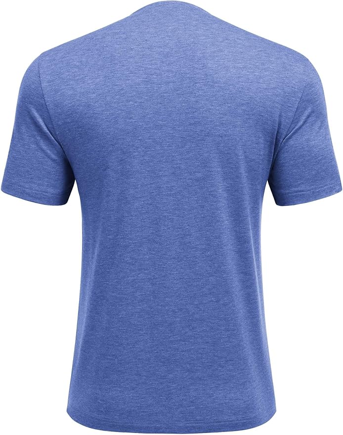 Deyeek Shoulder Post Surgery Recovery Shirts for Men Full Tear Away Short Sleeve T Shirt Adaptive Chemo Clothing