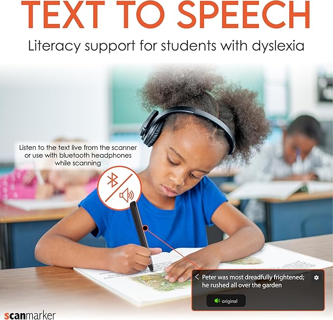 Scanmarker Pro | Translation Pen & Reading Pen for Kids & Adults | Assistive Tool & Language Translator Device for Dyslexia, Reading Support & Language Learners | Translator Pen for 100 Languages