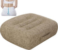 adult car seat booster for height/drivers seat booster cushion for adults-Increase The Field of View by 12cm/4.7in,Plush shell, breathable,with handle,easy to carry,for Cars,Office,Home（Light Brown）