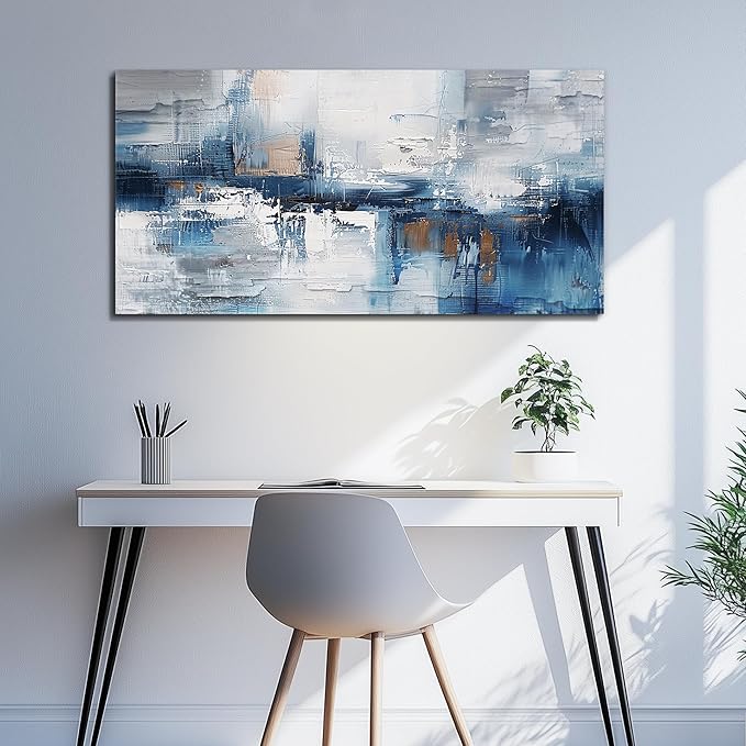 KELIYUAN Modern Fashion Minimalism Abstract Painting Wall Art For Living Room Large Canvas Wall Decor For Office Bedroom Decoration Mural Inspiration Wall Pictures Artwork Room Home Decor 30 x60 in