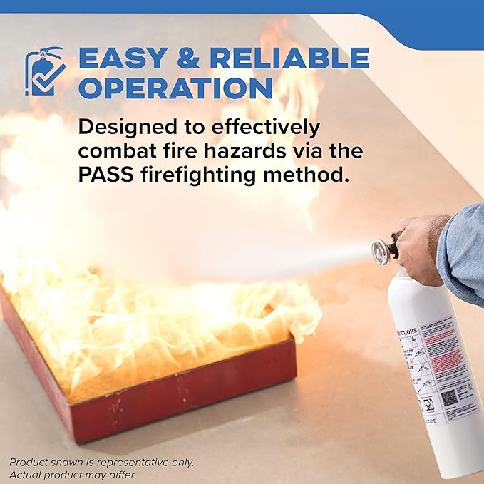 Kidde Mariner 5 Fire Extinguisher for Boats, Single-Use 5BC