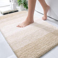 OLANLY Bathroom Rugs Mat 36x24, Extra Soft Absorbent Microfiber Bath Rugs, Rubber Backing, Quick Dry, Machine Washable Bath Mats for Bathroom Floor, Tub and Shower, Home Decor Accessories, Light Beige