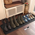 Extra Large Heavy Duty Boot Natural Rubber Shoe Mat for Entryway with Shoes Brush Large Boot Mat Multi-Purpose for Indoor or Outdoor, 16.1x 47.6 Inches 1