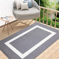OLANLY Indoor Door Mat, 48x32, Non-Slip Absorbent Resist Dirt Entrance Mat, Washable Low-Profile Inside Entry Doormats for Entryway, Grey
