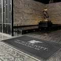 ALLEVI Custom Area Rugs Any Size Color Commercial Grade Entryway Carpets Personalized Logo Text Business Runner Welcome Indoor Outdoor Washable Floor Doormat Home Kitchen Garden 10'x 5'