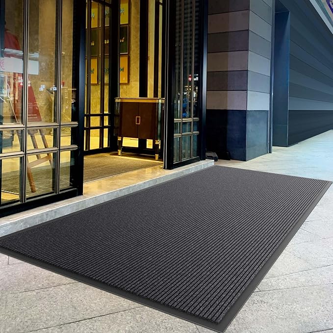 Amyracel Front Door Mat Indoor Outdoor Entrance, 36" x 120" All-Season Waterproof Doormat for Enterway, Heavy Duty Commercial Floor Mat, Fade Resistant, Rubber Back, Low Profile, Easy Clean