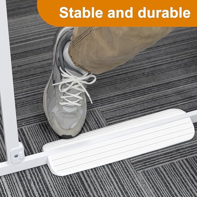 Support Feet for Baby/Pet/Dog Gate, Reinforcement Accessories, Suitable for Stairs/Hallway/Doorways, Avoid Tripping, Easy Walk Through