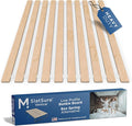 Meliusly SlatSure Full Size Bunkie Board – Heavy Duty Vertical Bed Slats & Foldable Wooden Support Board for Sagging Mattress or Platform Bed Frame, Box Spring Alternative and Replacement