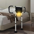 Bed Rails for Elderly Adults Safety - Adjustable Bed Side Rails with Support Leg, Bed Cane with Storage Bag and Motion Sensor Light, Fits Queen, King, Twin, Full, Supports up to 400lbs