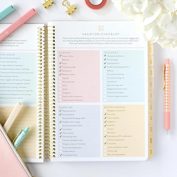 PPP Home Planner 2026 | 12-Month Weekly Calendar (Sunday Start) | Monthly Review & Seasonal Checklists | Budgeting & Savings Worksheets | Daily Bible Reading Plan | Checklists for Routines and Goals