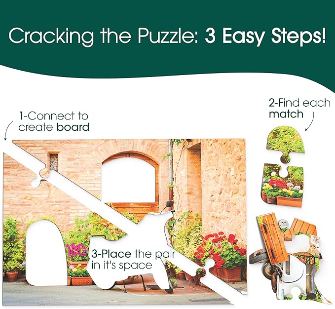Keeping Busy Object Large Piece Puzzles for Seniors | 3 Pack | Dementia Activities for Seniors Game Solve in 3 Steps Dementia Products for Elderly Alzheimers Products for Elderly Alzheimers Activities