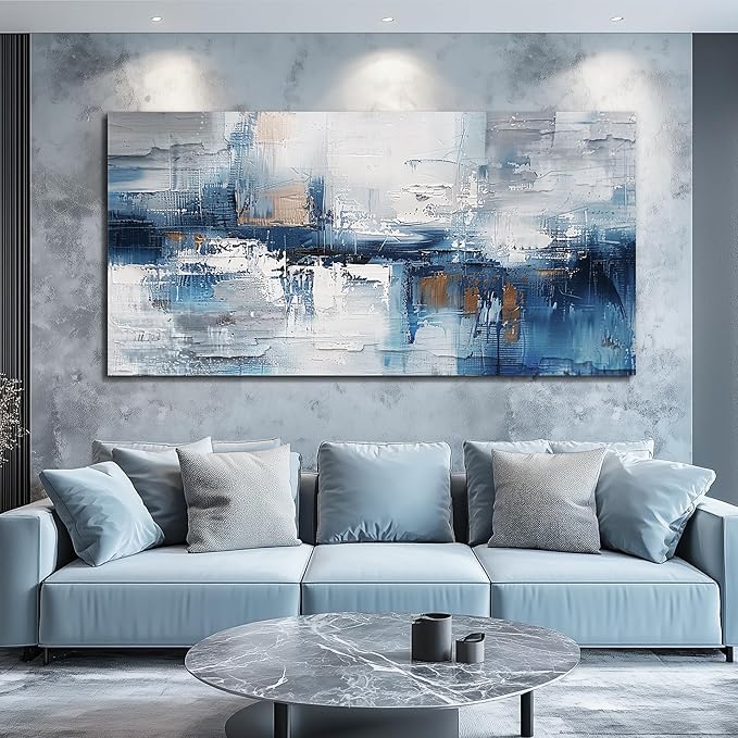 KELIYUAN Modern Fashion Minimalism Abstract Painting Wall Art For Living Room Large Canvas Wall Decor For Office Bedroom Decoration Mural Inspiration Wall Pictures Artwork Room Home Decor 30 x60 in