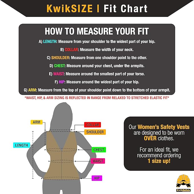 KwikSafety - Charlotte, NC - FIRST LADY Safety Vest for Women, High Visibility Reflective Strips, Meets ANSI & OSHA