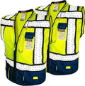 KwikSafety - SHERIFF & SPECIALIST Safety Vest [Multi-Use Pockets] Class 2 Reflective Vest ANSI OSHA Safety Vest for Men