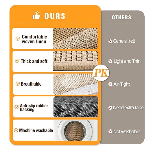 Chenille Stair Treads Non Slip 10pcs Comfortable Stair Runner for Wooden Steps Rubber Backing Stairs Carpet Treads Indoor Staircase Covers Mat with Rubber Backing for Pets Kids 8"X30" Beige