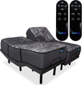 iDealBed iQ5 Luxury Hybrid Mattress and Adjustable Bed Sleep System, Pressure Relief Sleep, Zero Gravity, Anti-Snore, Custom Comfort Positions (Split King, Luxury Firm (Medium Firm) + 3i Custom)