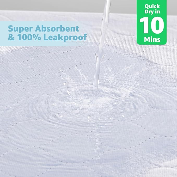 Washable Bed Pad for Incontinence: Waterproof Bed Pads with 8 Handles,Reusable Bed Underpads, Waterproof Positioning Bed Pads for Elderly Adult,Incontinence,Bedwet Kids,Bedridden,Hospitals, 34x52 Inch
